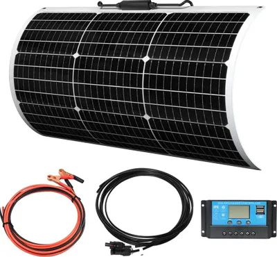 Immagine prodotto di Pannello solare, alta efficienza, applicazioni versatili, 12V 50W Un kit solare