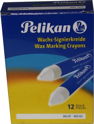 Produktbild von Pelikan Wachs-Signierkreide 772/12 Weiß