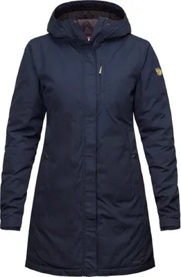 Produktbild von Fjällräven Kiruna, Anorak, Weiblich, Erwachsener, Reißverschluss, Baumwolle, Polyester, Navy