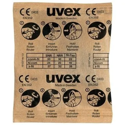 Produktbild von uvex Gehörschutzstöpsel x-fit 2112087 grün SNR 37 dB 100 Paar Gr. M