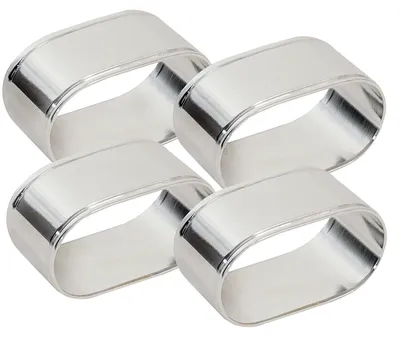 Produktbild von CONTACTO Serviettenringe oval, Höhe: 25 mm, Länge: 50 mm, Breite: 30 mm