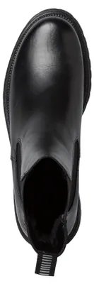 Produktbild von Tamaris Damen Stiefelette Chelsea Boot Leder Stretch Profilsohle 1-25427-41, Größe:40 EU, Farbe:Schwarz