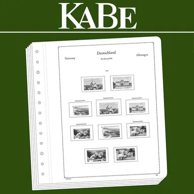 Produktbild von KABE Blankoblätter Bundesrepublik Deutschland für selbstklebende Automatenmarken