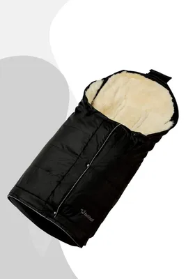 Produktbild von Fellhof Lammfell Fußsack Kitzbühel, Farben:Schwarz
