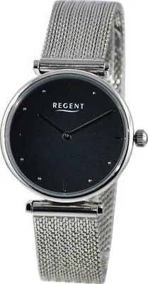 Produktbild von Regent Metall Damen Uhr Armbanduhr Quarz silber Metallarmband D2UR2251589