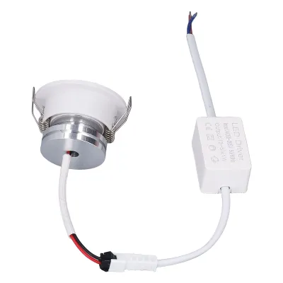 Produktbild von LED Deckeneinbauleuchte Mini Einstellbare Winkel Aluminium Deckeneinbauleuchte Weiß 85-265V(Gewöhnliches Licht 4000K )