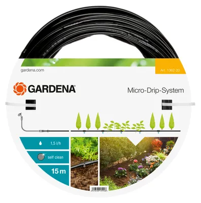 Produktbild von Gardena 1362-20, 15 m, Über Boden, Schwarz