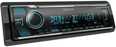 Zdjęcie produktu dla Kenwood Electronics KMM-BT508DAB, Czarny, 1 DIN, 200 W, 50 W, 24h, AAC, FLAC, MP3, WAV, WMA
