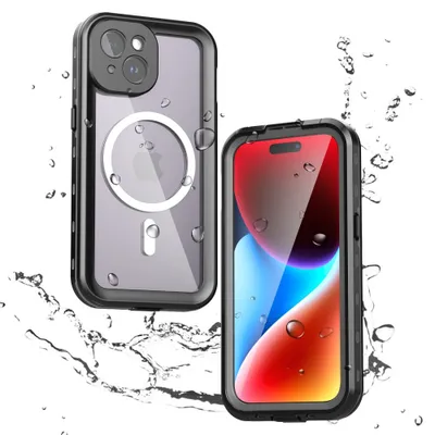 Obrázek produktu pro ShellBox Vodotěsné pouzdro IP68 MagSafe - iPhone 15 - černé