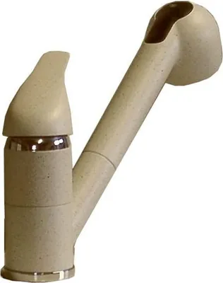 Produktbild von Einhebel Küchenarmatur Spültisch Armatur Wasserhahn mit Brause Granit Beige
