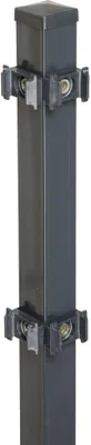 Produktbild von Floraworld Zauneckpfosten Classic 150 x 4 x 4 cm anthrazit