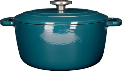 Image de Cocotte Fontestic en fonte Green Heron Ø 24 cm / 4,6 litres – émaillée