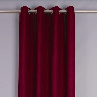 Imagen del producto de Cortina de lino, color burdeos