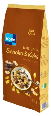 Produktbild von Kölln Müsli Knusper Schoko & Keks, 1150g