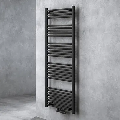 Produktbild von doporro Design Badheizung 160x60cm Anthrazit Röhrenheizkörper Horizontal Mittelanschluss Bad-Heizkörper Ohne Heizstab RHE