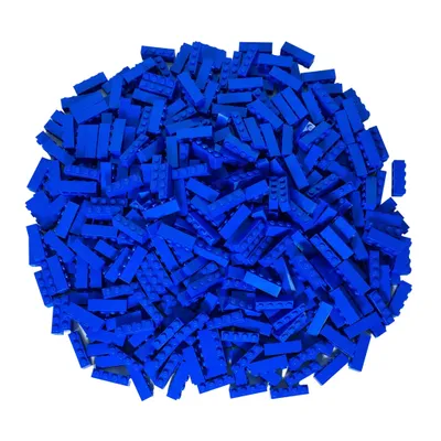 Produktbild von LEGO® 1x4 Steine Bausteine Blau - 3010 NEU! Menge 100x