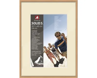 Produktbild von Bilderrahmen Kunststoff buche 29,7x42 cm (DIN A3)