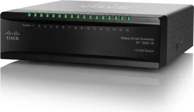 Produktbild von Cisco SF100D-16, Unmanaged