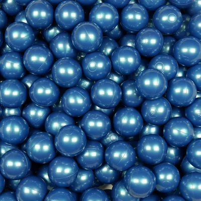 Produktbild von Spielzeugbälle ø7cm 100Stk metallic blau