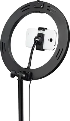 Image de hama 4642 hama LED-Ringlicht mit Stativ SpotLight FoldUp 102