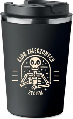 Obrázok produktu pre Prémiový termohrnček s potlačou CLUB OF TIRED LIFE 350ml KT_060