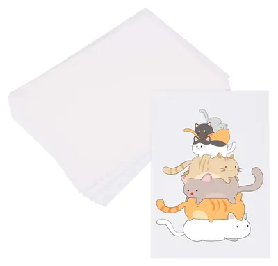 Transferpapier A4, 16 Blatt, für dunkle Stoffe, bügelbar, bedruckbar