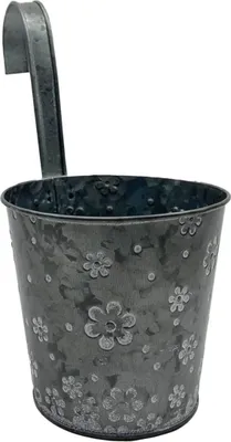 Produktbild von Prodex Verpackung Zink mit Blumen zum Aufhängen 13 x 13 cm 1001060