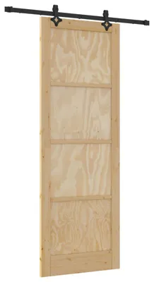 Obrázek produktu pro vidaXL Posuvné dveře ORKDAL přírodní 83 x 232 cm Masivní borové dřevo