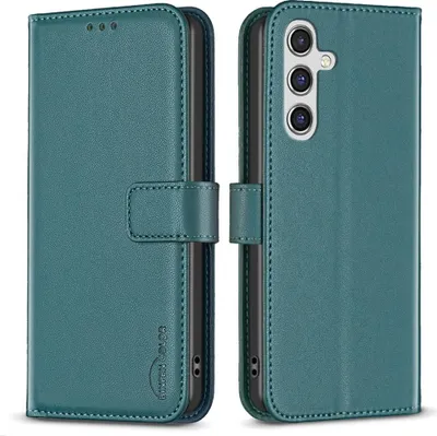 Produktbild von Samsung Galaxy A56 Hülle - BINFEN Klapphülle - Grün