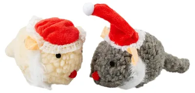 Produktbild von Duvo+ Katzenspielzeug Xmas Wooly Mäuse