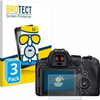 Produktbild von 3x BROTECT Entspiegelungs Schutzglas für Canon EOS R6 Mark II Schutzfolie Panzer Folie Glas Display Schutz matt