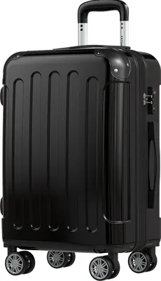 Produktbild von TRVLMORE Handgepäck Koffer - 45L - TSA Zahlenschloss - Leichtgewicht - Erweiterbar - Trolley - 54x36x22cm - Schwarz