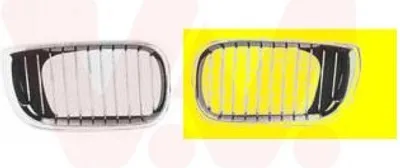 Produktbild von VAN WEZEL 0649517 Kühlergrill Frontgrill für BMW 3 Limousine (E46) Links Chrom