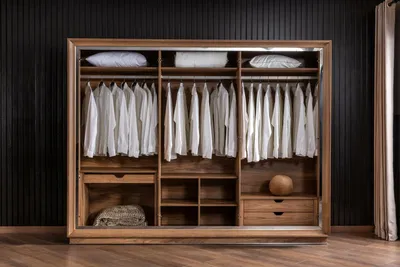 Produktbild von Kleiderschrank 6 türiger Schrank Schlafzimmer Möbel Kleiderschränke