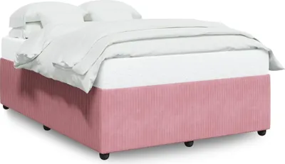Produktbild von Bettgestell Rosa 140x200 cm Samt