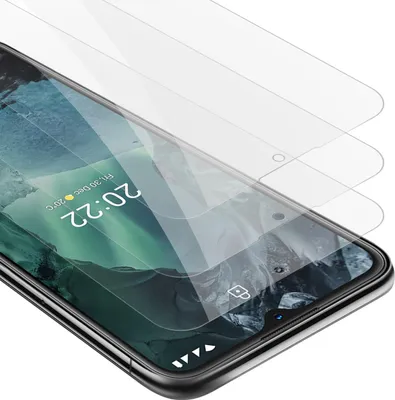Immagine prodotto di Cadorabo 3x proteggi schermo blindato per Nokia G11 / G21 in vetro temperato trasparente