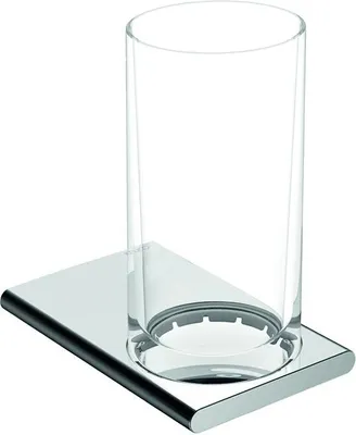 Obrázek produktu pro Držák se skleničkou Keuco Edition 400 CHROM/SKLO 11550019000