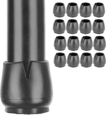 Obrázek produktu pro Verk 01853 Ochranné krytky na nábytek 12 - 16 mm, 16 ks černá