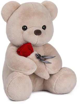 Image de Azomor® : adorable ours en peluche avec motif de roses pour enfants et adultes, 40 cm, de grande qualité et unique