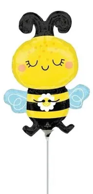 Obrázok produktu pre Fóliová balónik Mini Shape Happy Bee – Anagram
