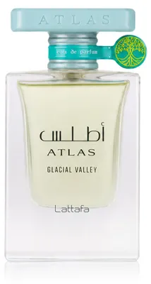 Productafbeelding van Lattafa Atlas Glacial Valley Eau de Parfum, 55 ml (unisex), AI-gegenereerde afbeelding