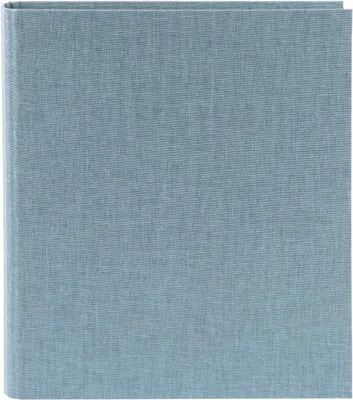 Produktbild von Goldbuch Leinen-Ringbuch Summertime blau-grau DIN A4 26 x 32 cm