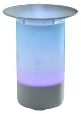 Immagine prodotto di Umidificatore per aromaterapia - Diffusore/nebulizzatore per oli essenziali - Luce LED - Silenzioso - Per la casa e l'auto - Bianco