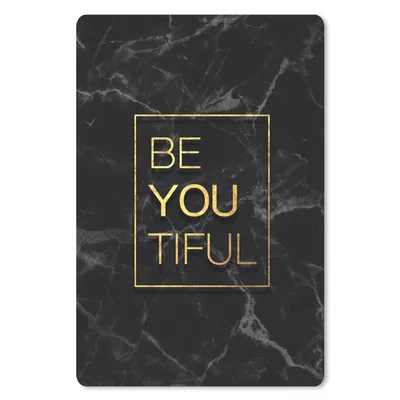 Produktbild von MuchoWow® Mauspad Mousepad Zitate - Sprichwörter - Gold - Marmor 40x60 cm - Mousepads - Maus Mat - Pad - Mausunterlage - Schreibtisch Accesoire