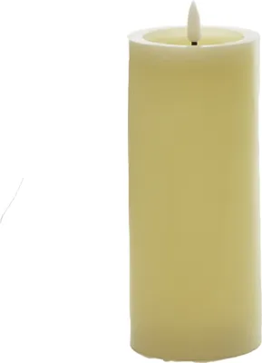 Produktbild von LED Wachskerze creme 17,5 x Ø 7,5 cm mit Flackerflamme und Timer