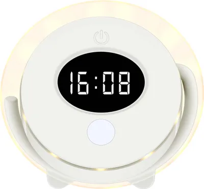 Produktbild von LED Lampe Digitaluhr Bewegungsmelder Nachtlicht Touch Steuerung Aufhängung 500mAh Akku