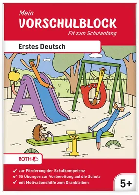 Produktbild von ROTH Mein Vorschulblock "Erstes Deutsch" DIN A5