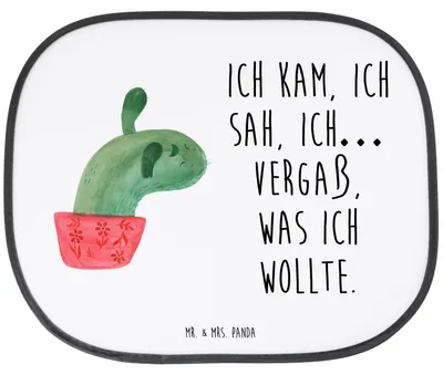 Produktbild von Mr. & Mrs. Panda Sonnenschutz Auto Kaktus Mama - Weiß - Geschenk, Kakteen, Büro, Autosonnenschutz, Ärger, Quote, Motivation, für, saugnapf, Sonnenblende