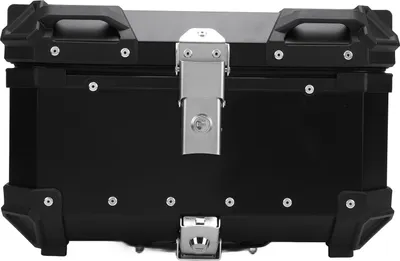 Produktbild von 32L Motorrad -Top -Box mit Sicherheitsschloss Schnellfreisetzung Universal Fit Water Resistant Trunk Gepäck Hülle Schwarz