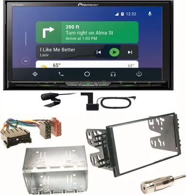 Produktbild von Pioneer AVH-Z9200DAB Android Auto Einbauset für Kia Sorento JC Rio DC Carnival